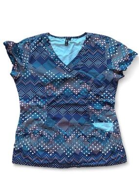 Koi Scrub Top Size Medium